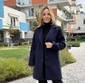 Arabella kabát sötétkék – Innova Fashion